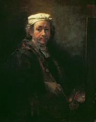 Portrait of the Artist at his Easel